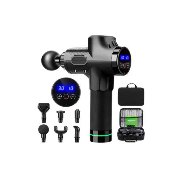 30 Level Massage Gun – Percussion Massager with 6 Heads