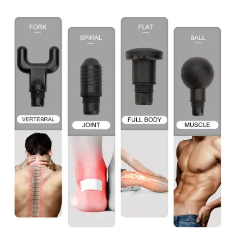 30 Level Massage Gun – Percussion Massager with 6 Heads