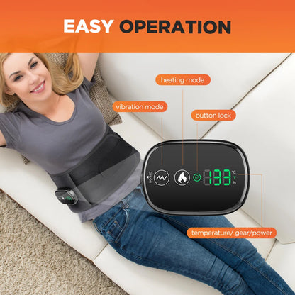 Waist Support Massage Belt with Adjustable Settings