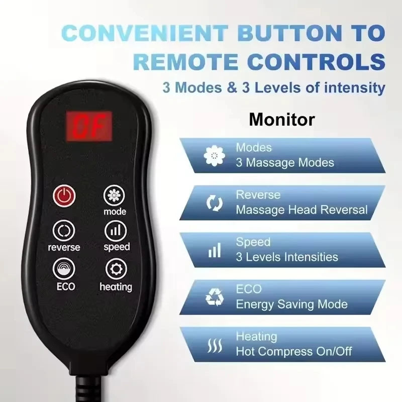 Super-Large Electric Foot Massager with Heating – Acupoint Comfort Massage