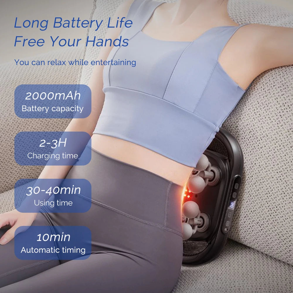 16-Head Fascia Massage Gun – High-Frequency Muscle Relief Massager