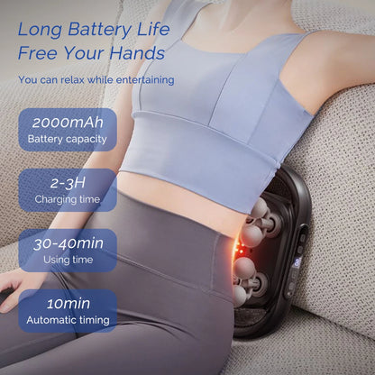 16-Head Fascia Massage Gun – High-Frequency Muscle Relief Massager