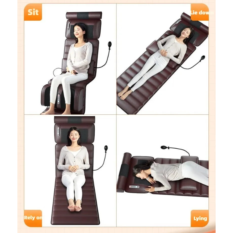 Electric Full Body Massage Mattress with Heating & Hand Control