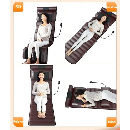 Electric Full Body Massage Mattress with Heating & Hand Control
