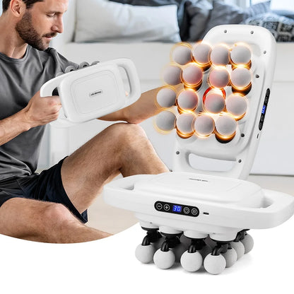 16-Head Fascia Massage Gun – High-Frequency Muscle Relief Massager