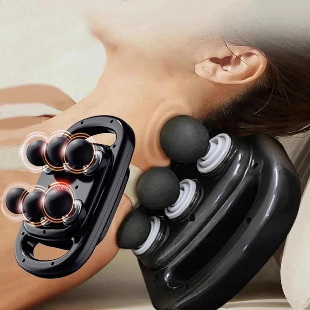 6-Head Massage Gun – Deep Tissue Full-Body Percussion