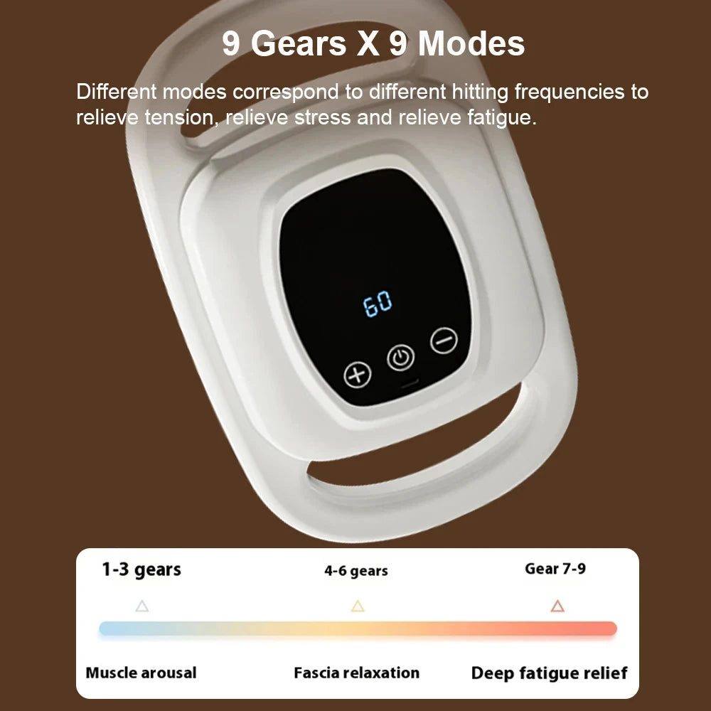 6-Head Massage Gun – Deep Tissue Full-Body Percussion