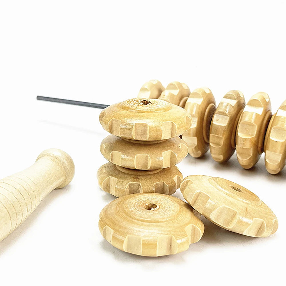 Curved Wooden Massage Roller