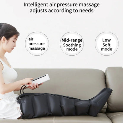Air Compression Leg Massager Boots – Calf & Foot Massage, Remote Control