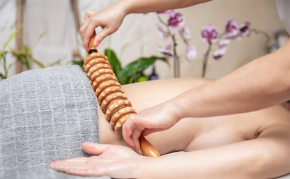Curved Wooden Massage Roller