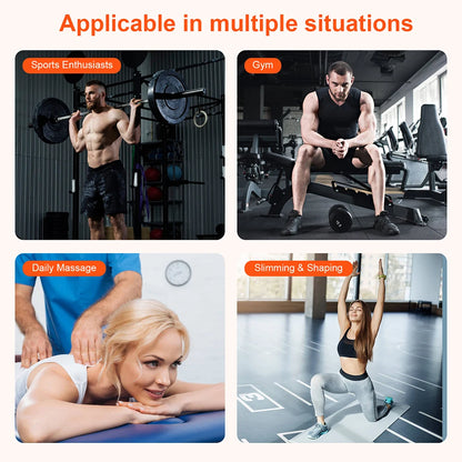 16-Head Fascia Massage Gun – High-Frequency Muscle Relief Massager