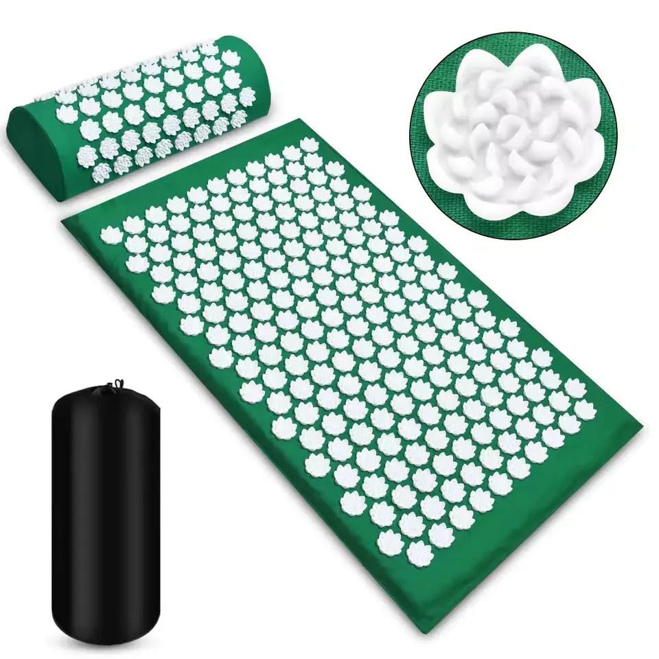Acupressure Mat & Pillow Set – Cotton PVC Sponge