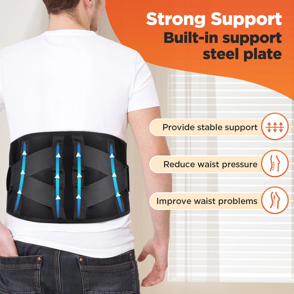 Waist Support Massage Belt with Adjustable Settings