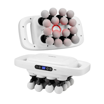 16-Head Fascia Massage Gun – High-Frequency Muscle Relief Massager