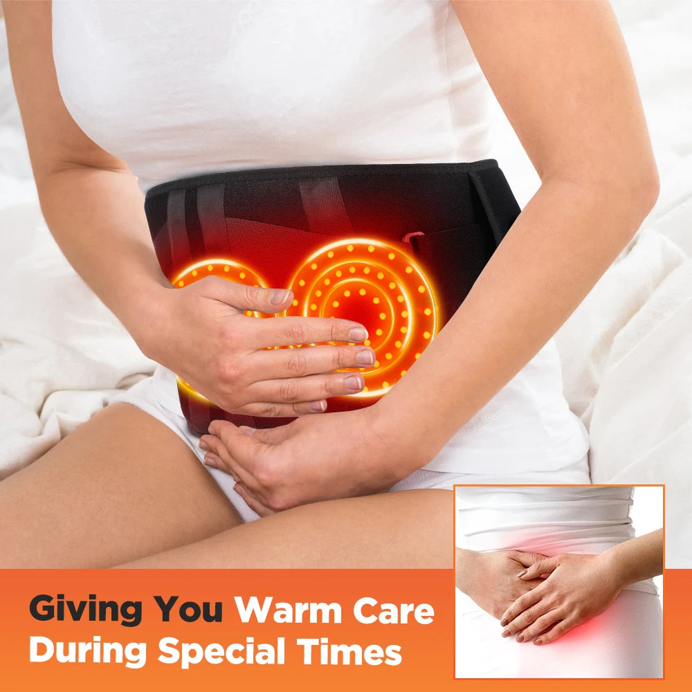 Waist Support Massage Belt with Adjustable Settings