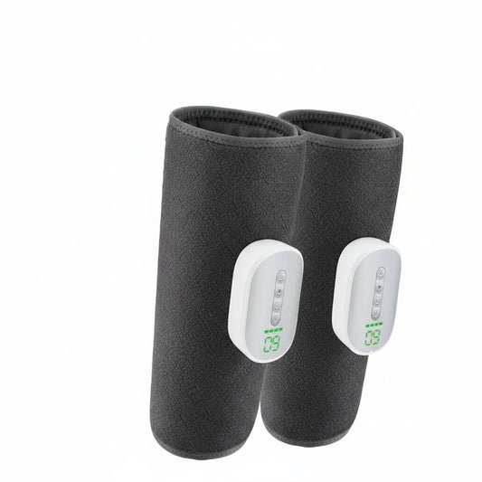 Wireless Calf Massager with Heating – Air Compression, 4 Modes, 8 Intensity Levels
