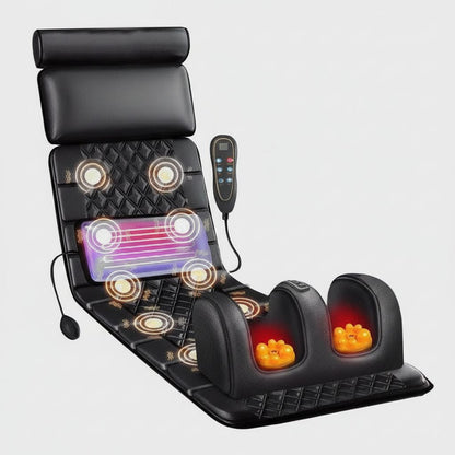 Electric Full Body Massage Mattress with Heating & Hand Control