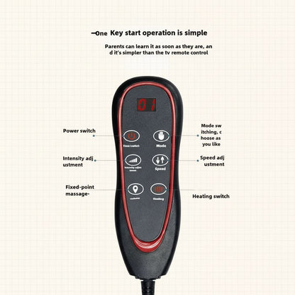 Electric Full Body Massage Mattress with Heating & Hand Control