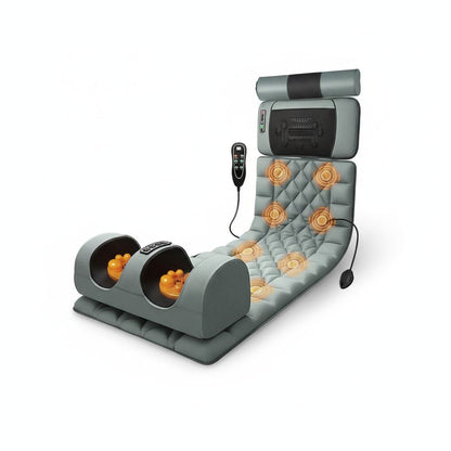 Electric Full Body Massage Mattress with Heating & Hand Control